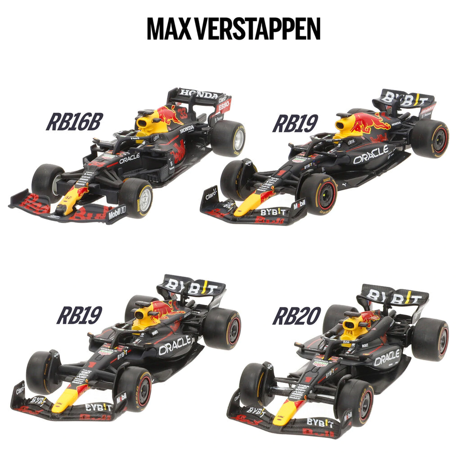 F1 Red Bull Championships 4 db-os fém modell csomag termékfotó