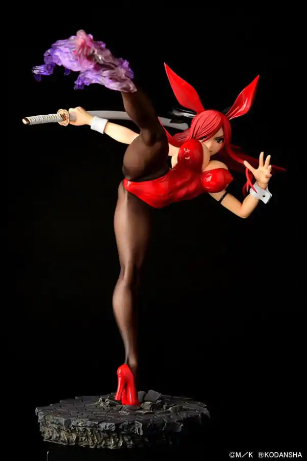 Fairy Tail Statue 1/6 Erza Scarlet High Kick Crimson Bunny Ver. 37 cm termékfotó