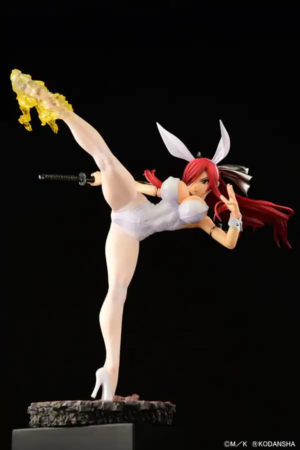 Fairy Tail Statue 1/6 Erza Scarlet High Kick White Bunny Ver. 37 cm termékfotó