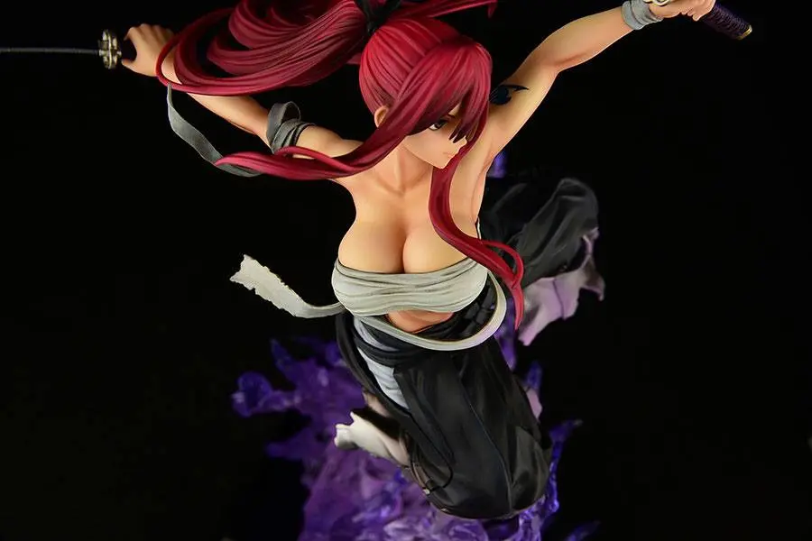 Fairy Tail 1/6 Erza Scarlet Samurai Ver. Shikkoku szobor figura 43 cm termékfotó