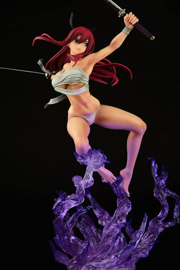 Fairy Tail 1/6 Erza Scarlet Samurai Ver. Shikkoku szobor figura 43 cm termékfotó