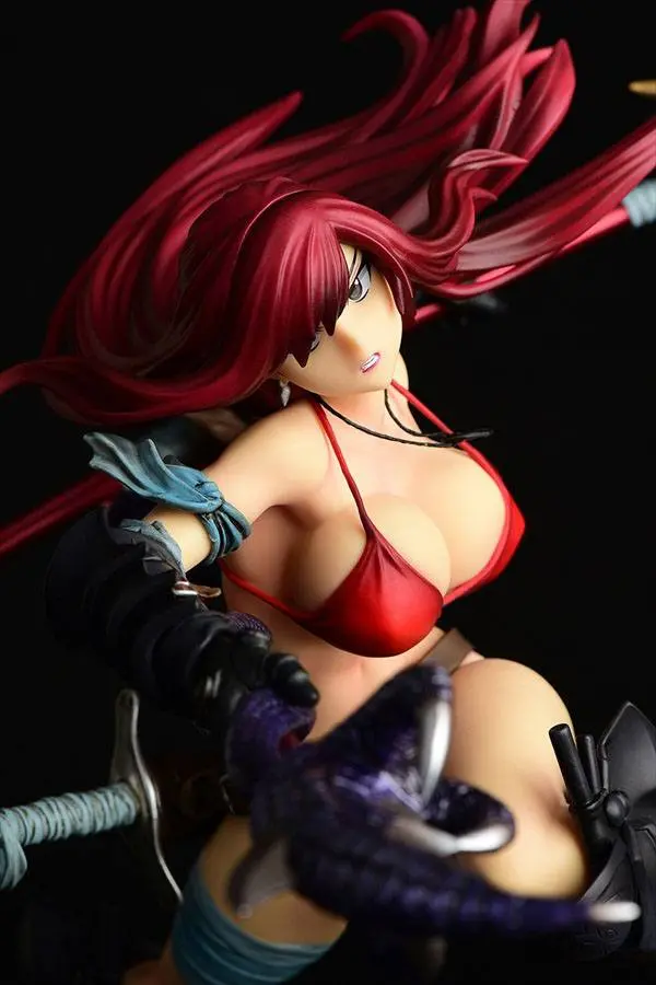Fairy Tail 1/6 Erza Scarlet the Knight Ver. Another Color Black Armor szobor figura 31 cm termékfotó