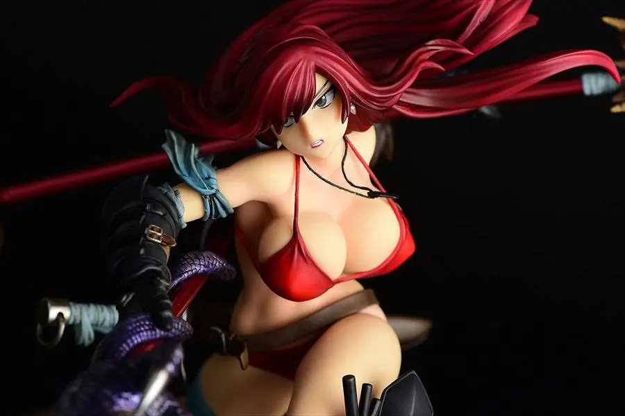 Fairy Tail 1/6 Erza Scarlet the Knight Ver. Another Color Black Armor szobor figura 31 cm termékfotó