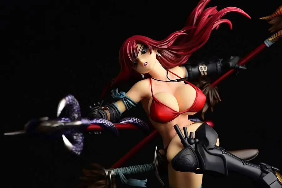 Fairy Tail 1/6 Erza Scarlet the Knight Ver. Another Color Black Armor szobor figura 31 cm termékfotó