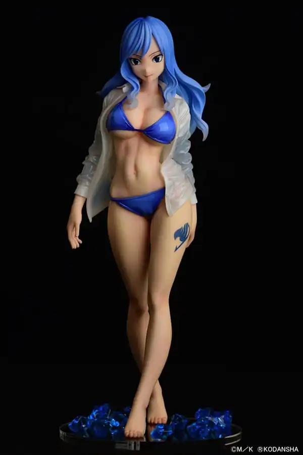 Fairy Tail 1/6 Jubia Lokser Gravure_Stylesee-through wet shirt szobor figura 25 cm termékfotó
