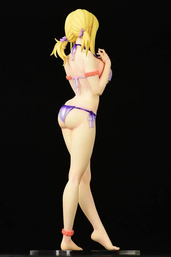 Fairy Tail 1/6 Lucy Heartfilia Swimsuit Pure in Heart Twin Tail Ver. PVC szobor figura 27 cm termékfotó
