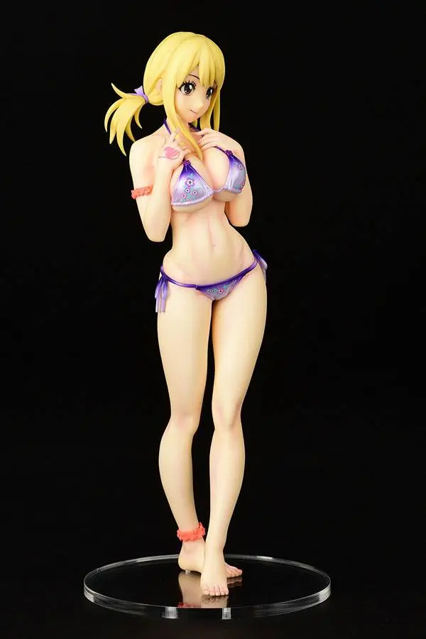 Fairy Tail 1/6 Lucy Heartfilia Swimsuit Pure in Heart Twin Tail Ver. PVC szobor figura 27 cm termékfotó
