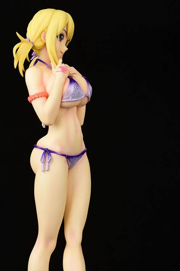 Fairy Tail 1/6 Lucy Heartfilia Swimsuit Pure in Heart Twin Tail Ver. PVC szobor figura 27 cm termékfotó