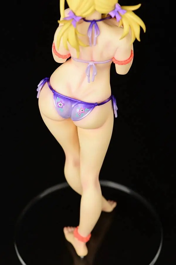 Fairy Tail 1/6 Lucy Heartfilia Swimsuit Pure in Heart Twin Tail Ver. PVC szobor figura 27 cm termékfotó