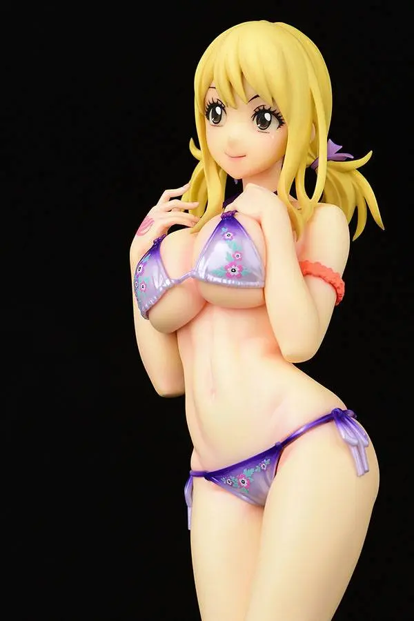 Fairy Tail 1/6 Lucy Heartfilia Swimsuit Pure in Heart Twin Tail Ver. PVC szobor figura 27 cm termékfotó