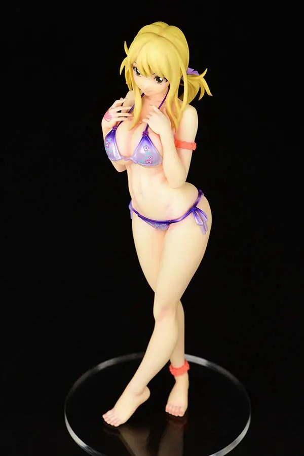 Fairy Tail 1/6 Lucy Heartfilia Swimsuit Pure in Heart Twin Tail Ver. PVC szobor figura 27 cm termékfotó