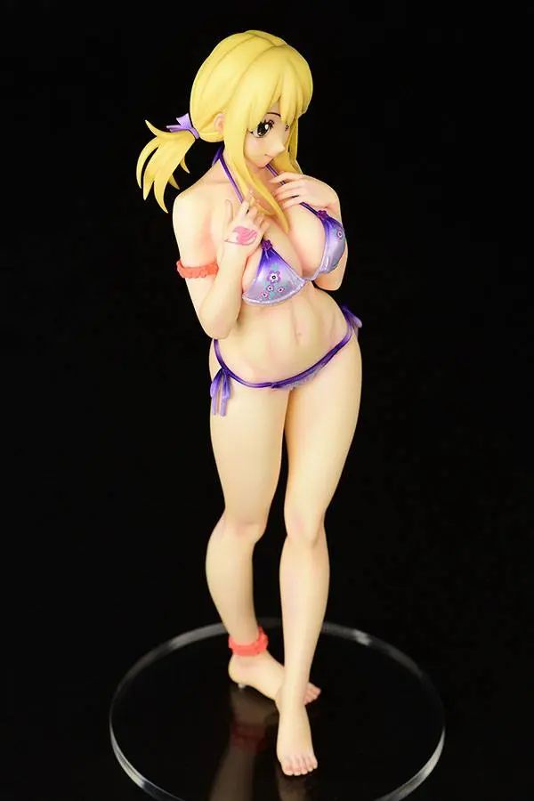 Fairy Tail 1/6 Lucy Heartfilia Swimsuit Pure in Heart Twin Tail Ver. PVC szobor figura 27 cm termékfotó