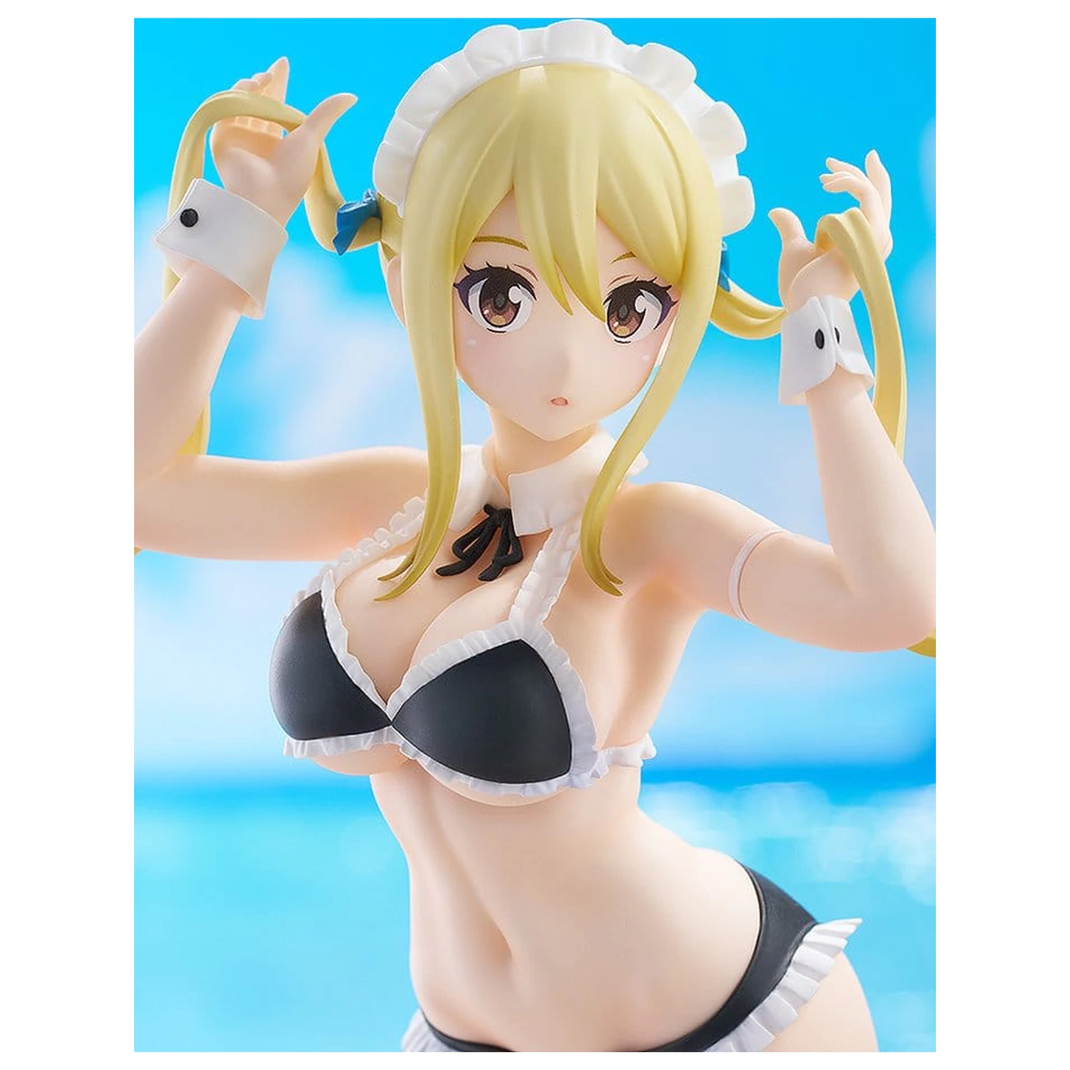 Fairy Tail 100 Years Quest Beach Queens Pop Up Parade Lucy Heartfilia: Virgo Form Swimsuit Ver. L Size PVC szobor figura 23 cm  termékfotó
