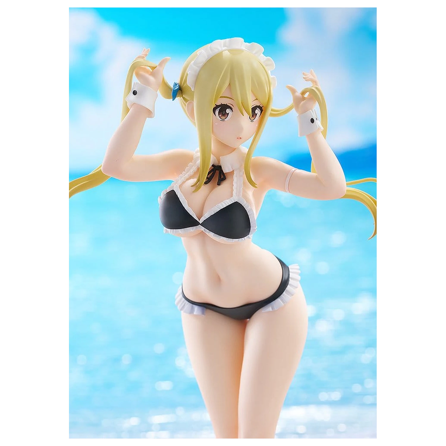 Fairy Tail 100 Years Quest Beach Queens Pop Up Parade Lucy Heartfilia: Virgo Form Swimsuit Ver. L Size PVC szobor figura 23 cm  termékfotó