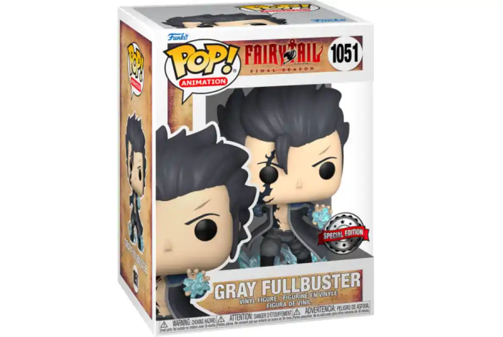Fairy Tail Funko POP! Animation Vinyl figura Gray Fullbuster 9 cm termékfotó