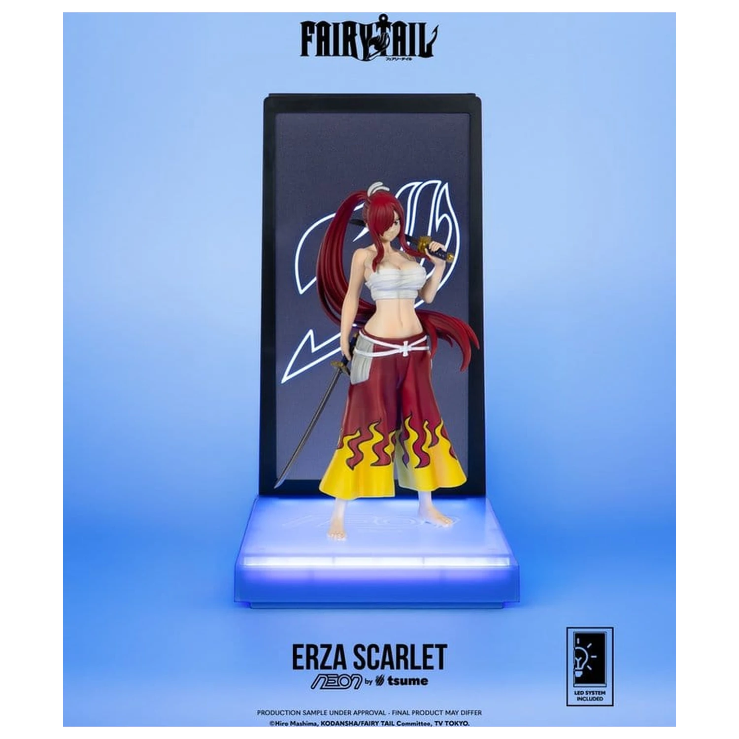 Fairy Tail Neon figura 1/9 Erza Scarlet 25 cm termékfotó