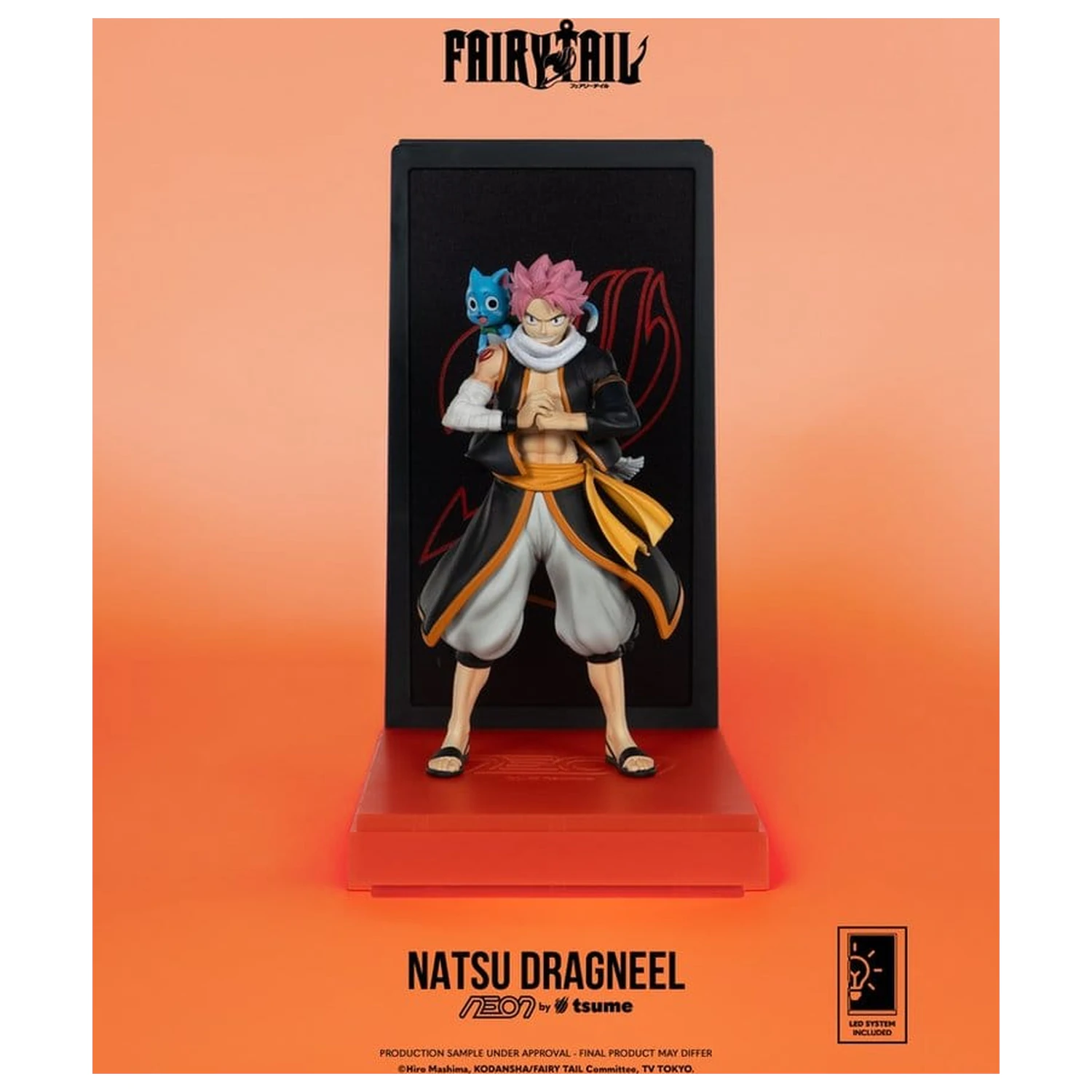 Fairy Tail Neon figura 1/9 Natsu Dragneel 25 cm termékfotó