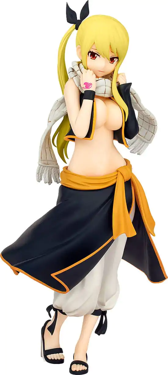 Fairy Tail Pop Up Parade PVC Statue Lucy Heartfilia Natsu Costume Ver. L Size 22 cm termékfotó