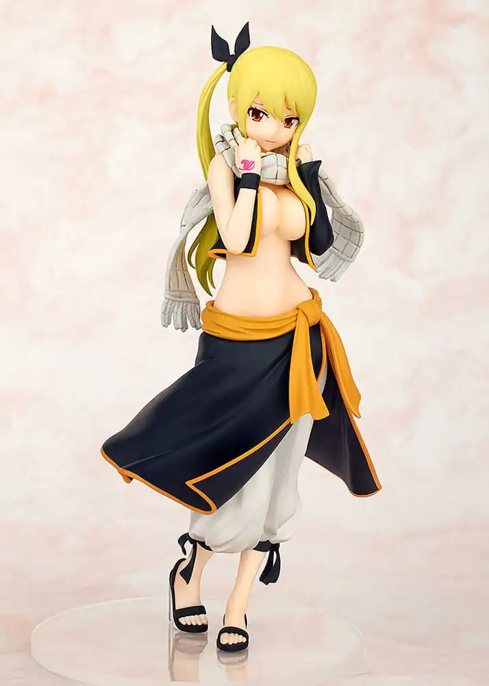 Fairy Tail Pop Up Parade PVC Statue Lucy Heartfilia Natsu Costume Ver. L Size 22 cm termékfotó