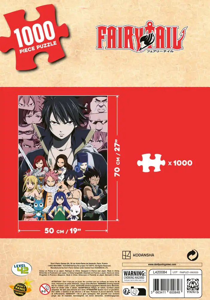 Fairy Tail The Guild puzzle (1000 darab) termékfotó