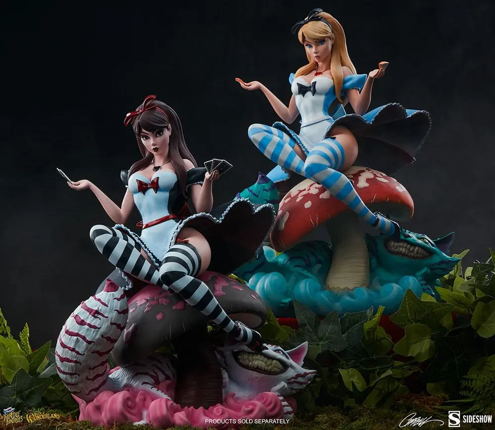 Fairytale Fantasies Collection Alice in Wonderland Game of Hearts Edition szobor figura 34 cm termékfotó