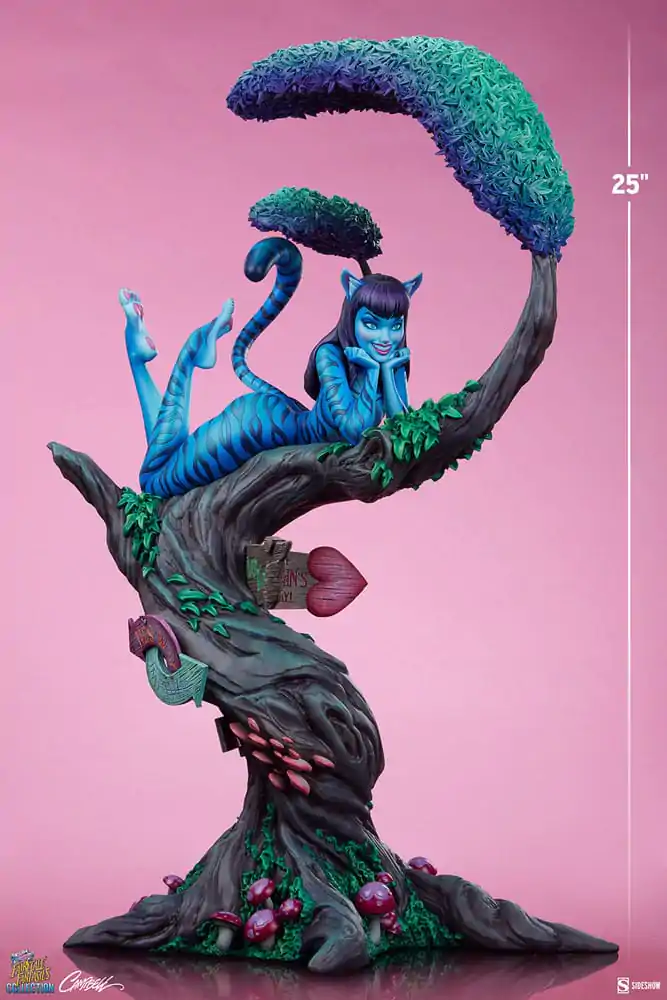 Fairytale Fantasies Collection Lady Cheshire Cat szobor figura 63 cm termékfotó