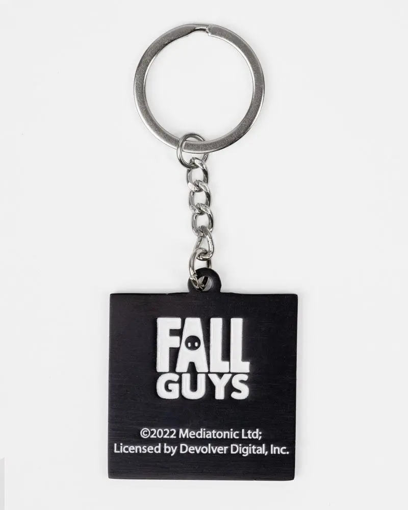 Fall Guys Square Eyes fém kulcstartó termékfotó