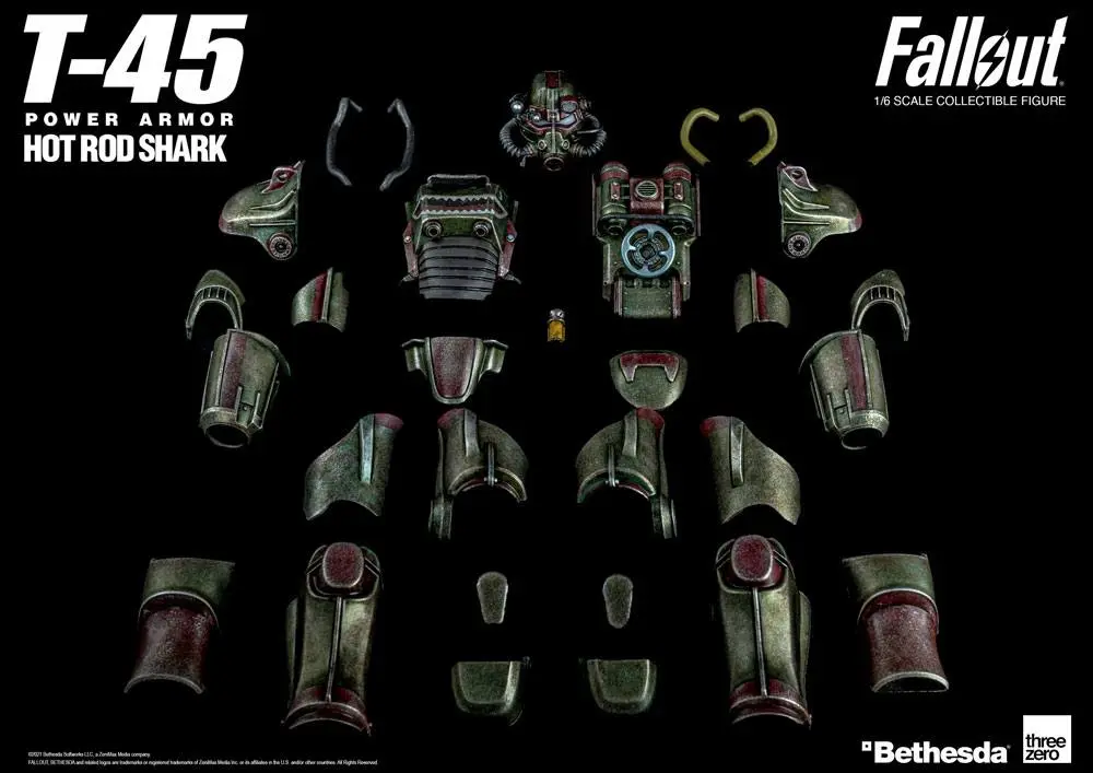 Fallout 1/6 T-45 Hot Rod Shark Armor Pack termékfotó