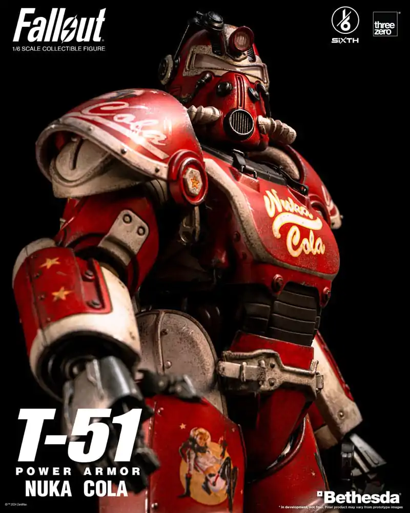 Fallout 1/6 T-51 Nuka Cola Power Armor akciófigura 37 cm termékfotó