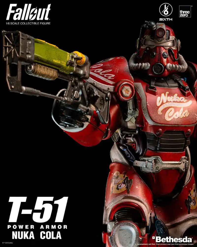 Fallout 1/6 T-51 Nuka Cola Power Armor akciófigura 37 cm termékfotó