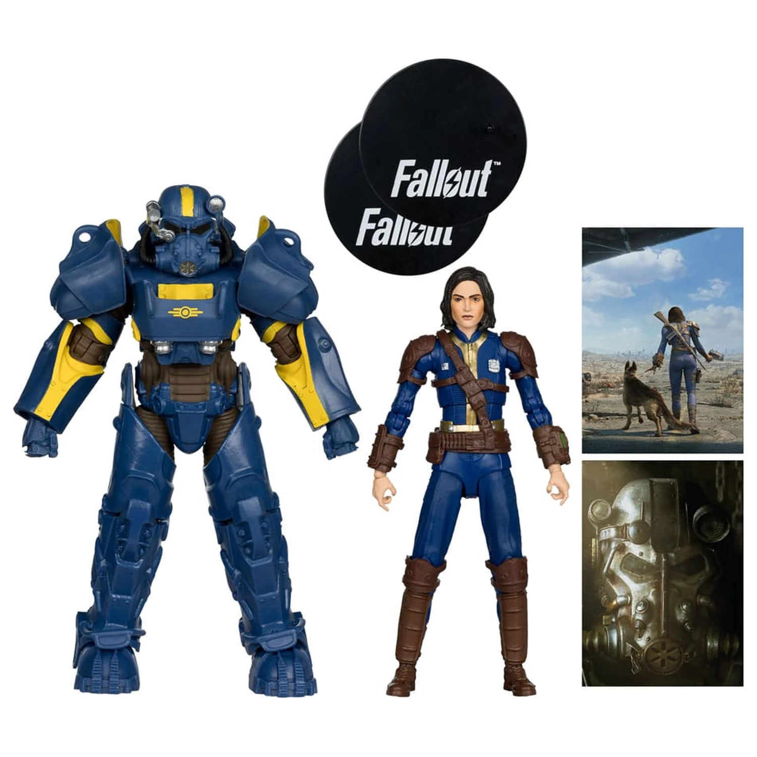 Fallout 4 2 db-os figura csomag T-60 Vault Tec & Sole Survivor 18 cm termékfotó