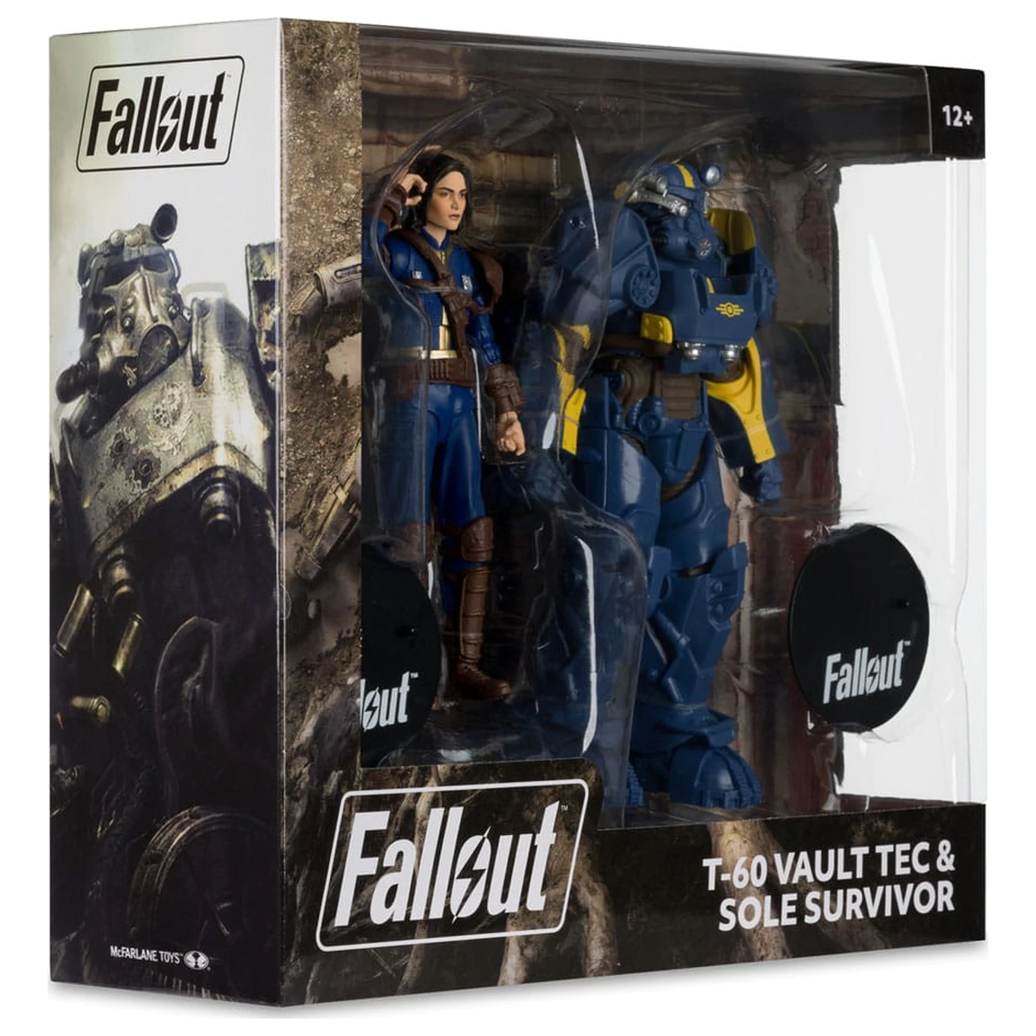 Fallout 4 2 db-os figura csomag T-60 Vault Tec & Sole Survivor 18 cm termékfotó