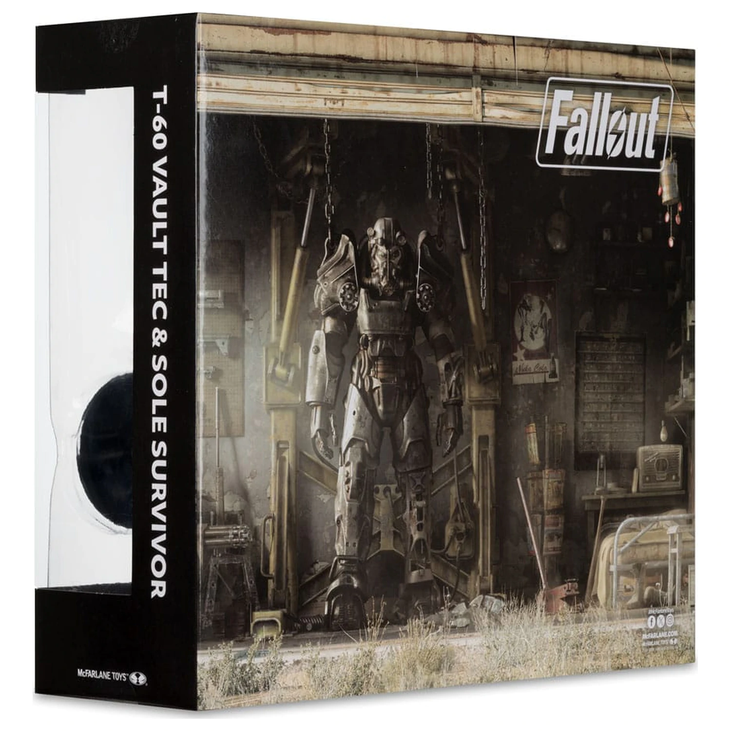 Fallout 4 2 db-os figura csomag T-60 Vault Tec & Sole Survivor 18 cm termékfotó