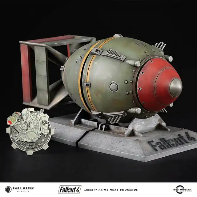 Fallout 4 PVC Liberty Prime Nuke Bomb könyvtámasz 17 cm termékfotó