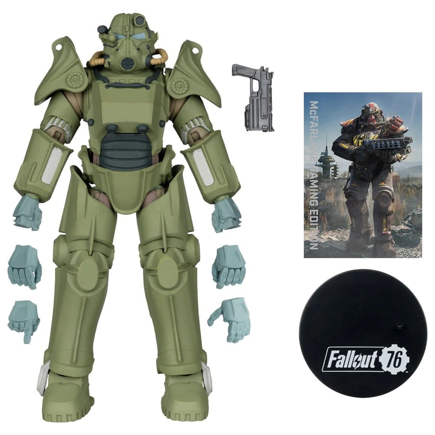 Fallout 76 Gaming Edition akciófigura T-45 Military Armor (Red Platinum Edition) 20 cm termékfotó