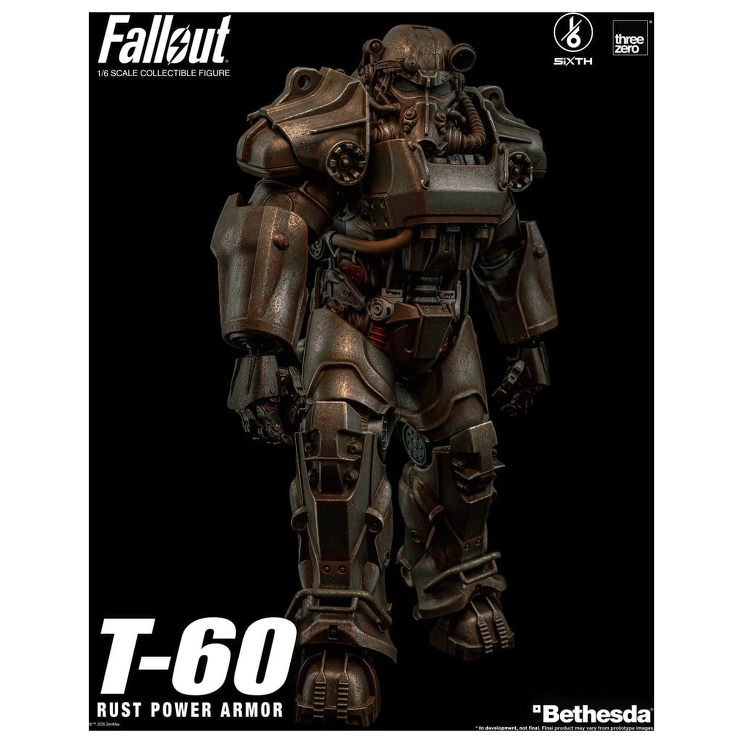 Fallout akciófigura 1/6 T-60 Rust Power Armor termékfotó