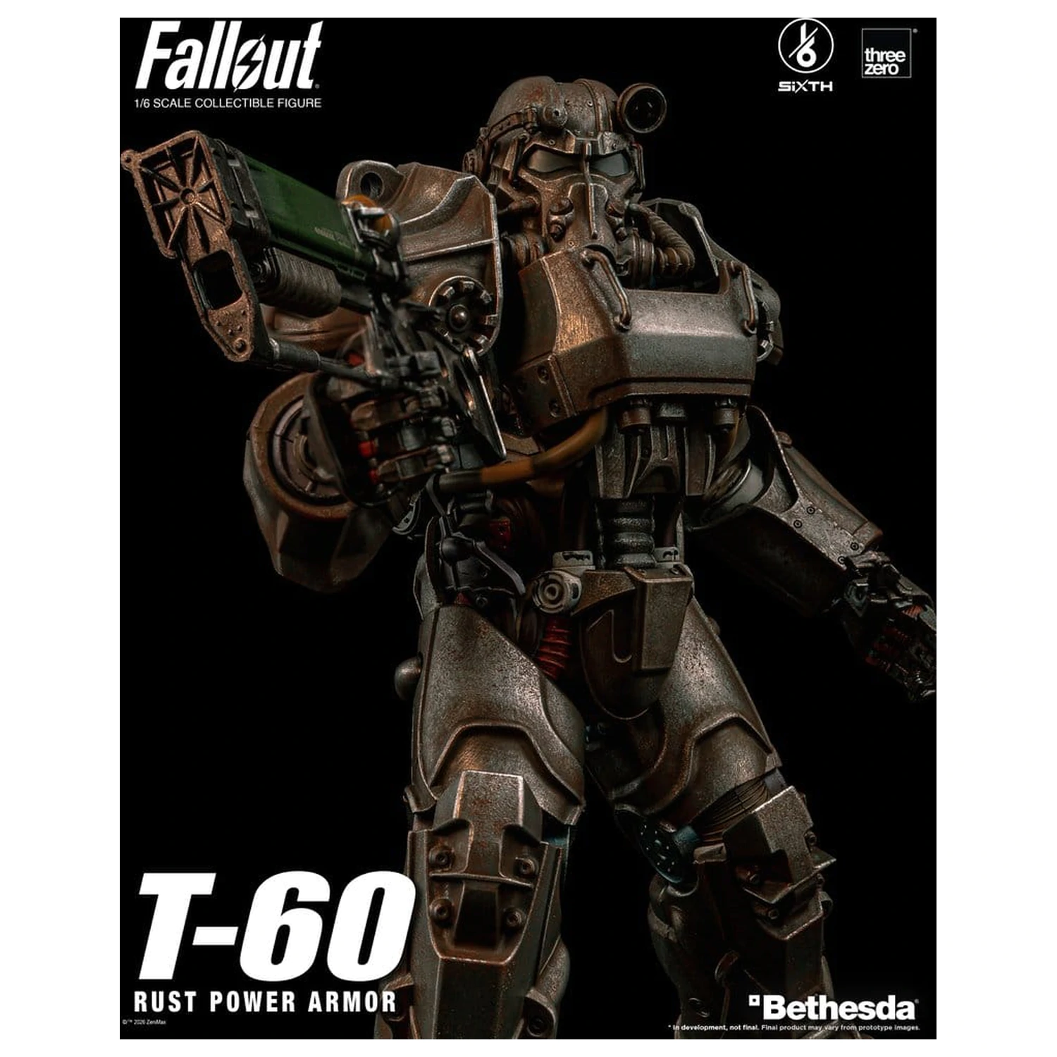 Fallout akciófigura 1/6 T-60 Rust Power Armor termékfotó