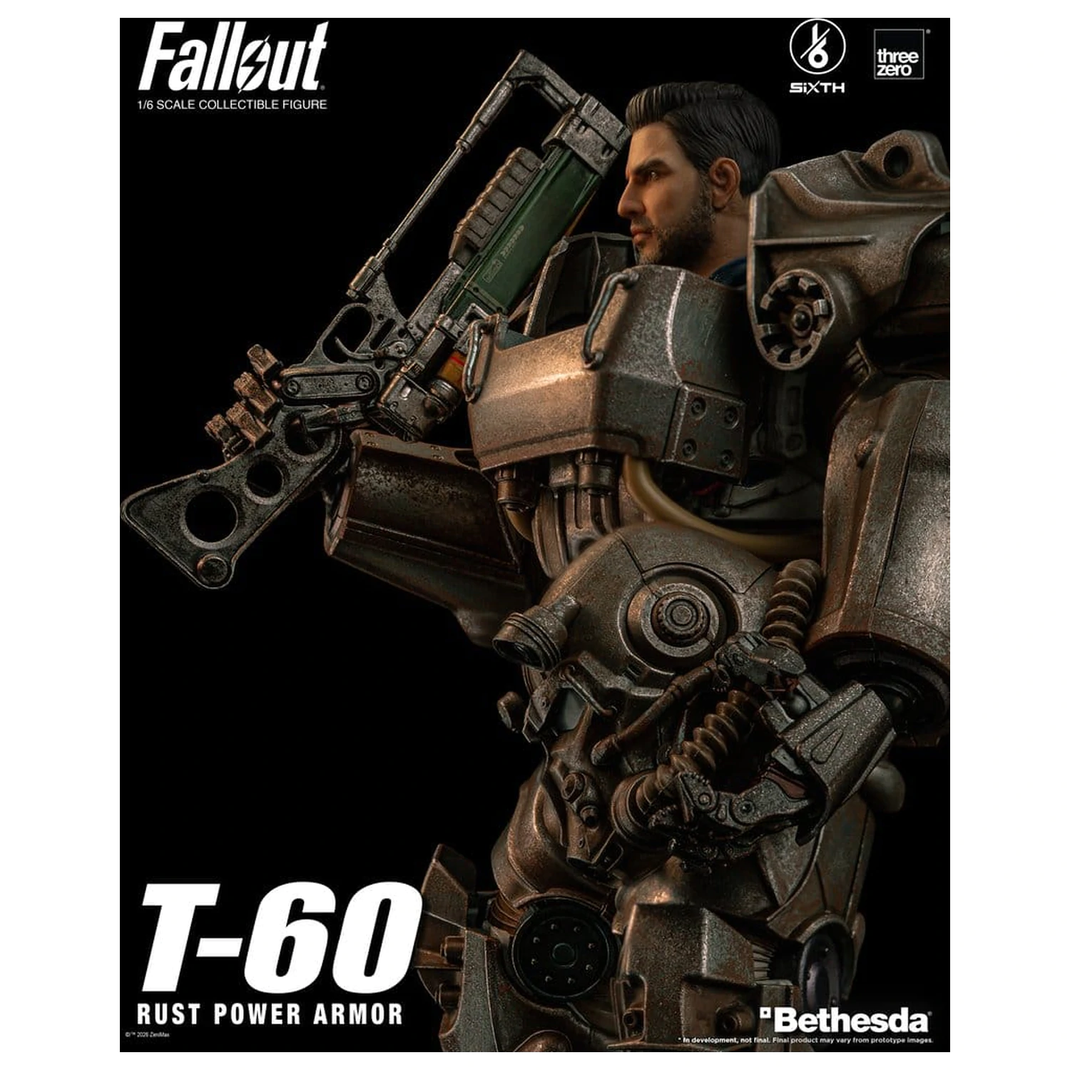 Fallout akciófigura 1/6 T-60 Rust Power Armor termékfotó