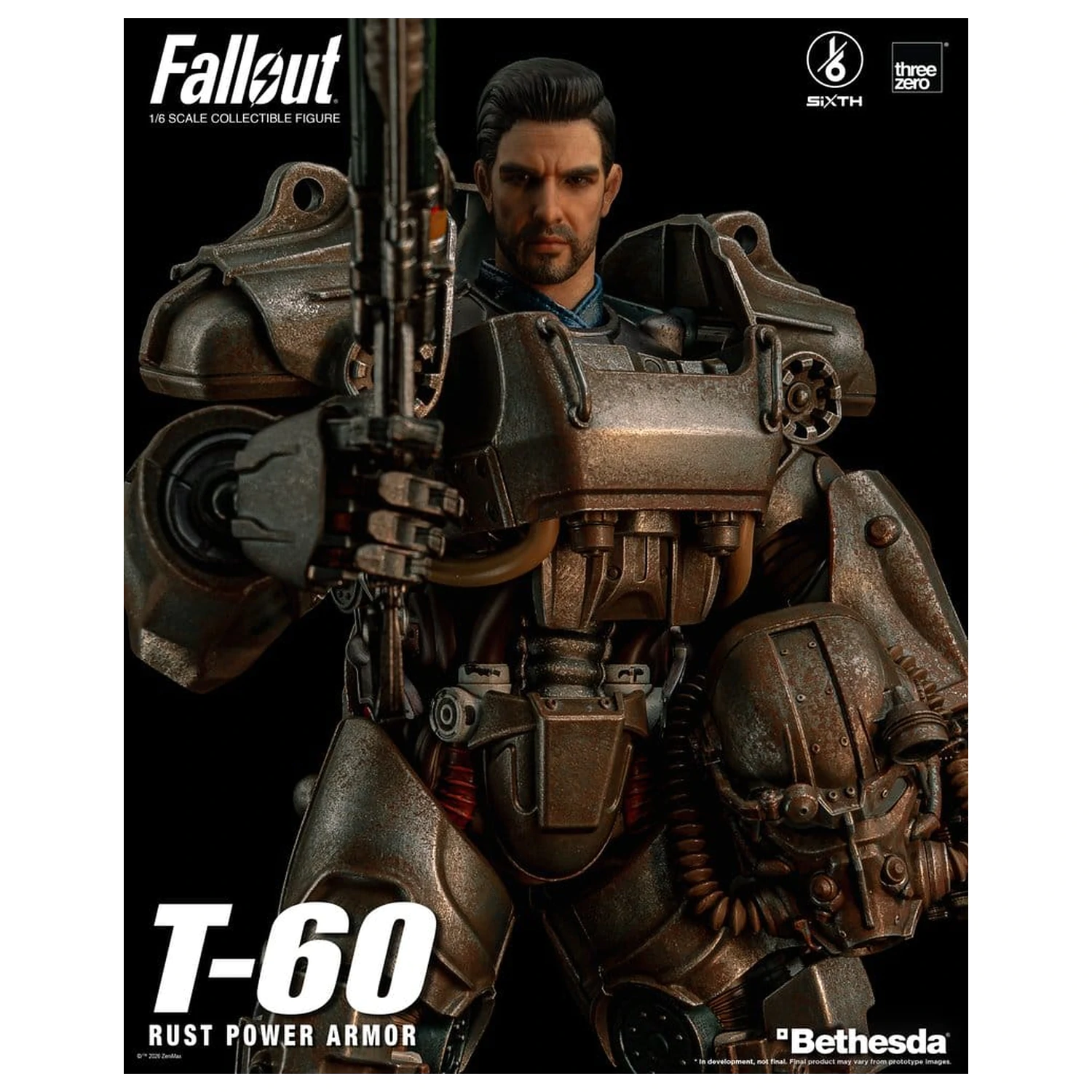 Fallout akciófigura 1/6 T-60 Rust Power Armor termékfotó