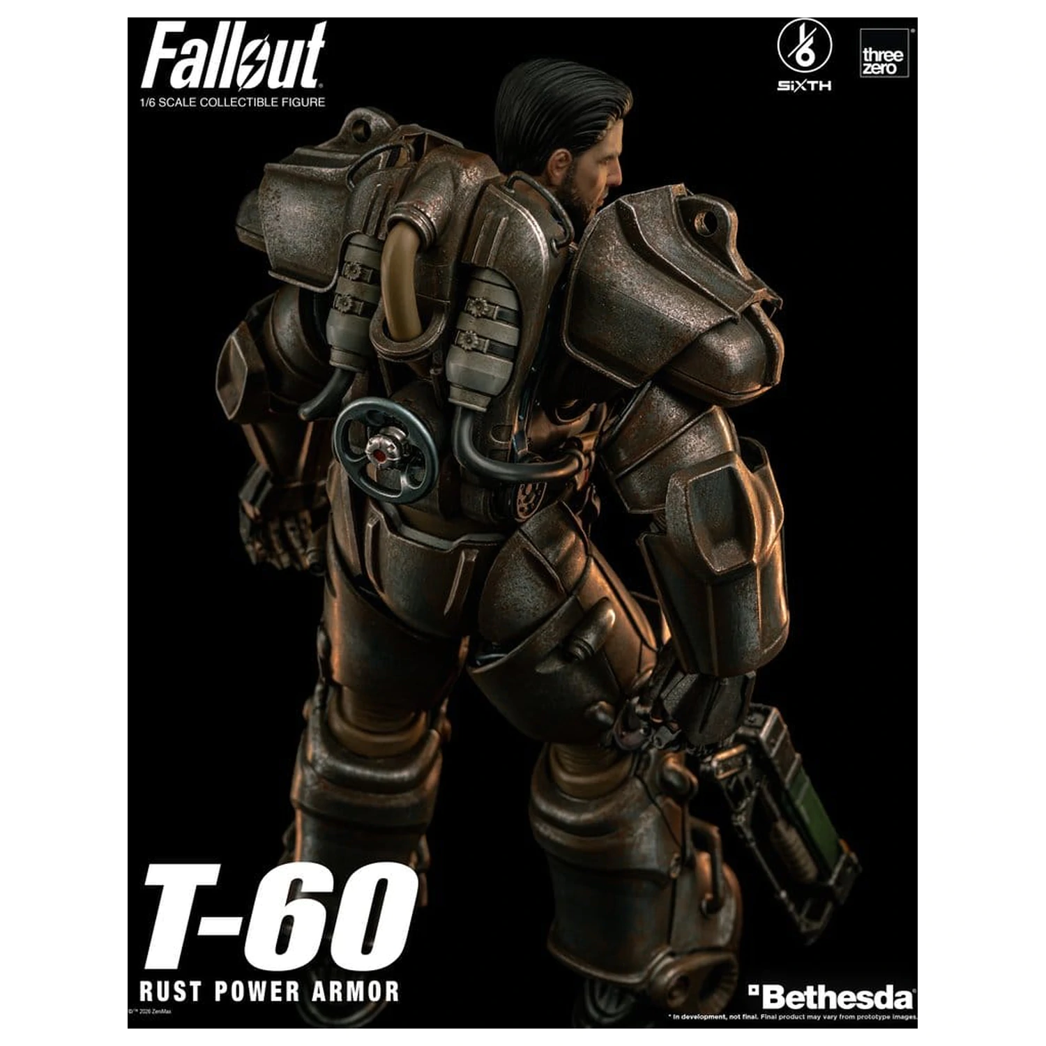 Fallout akciófigura 1/6 T-60 Rust Power Armor termékfotó