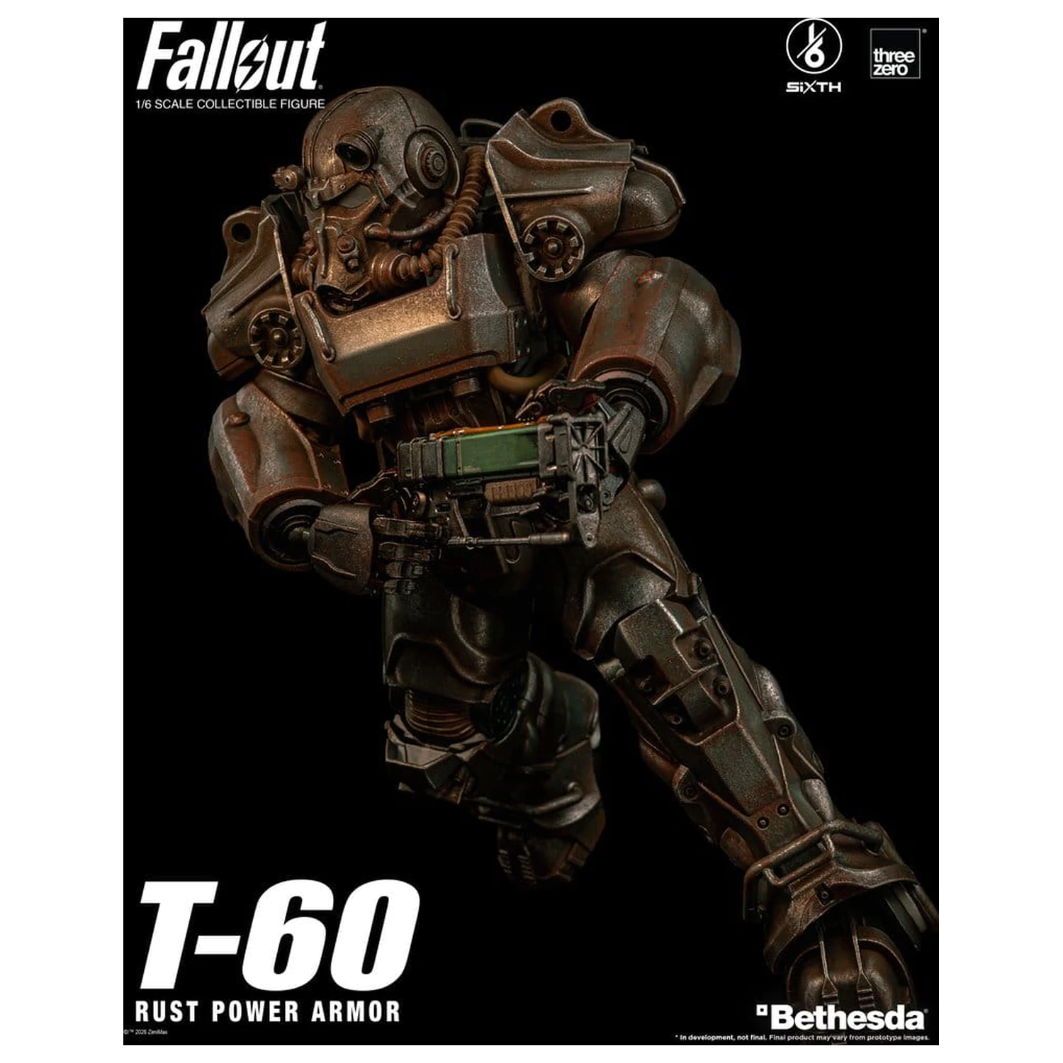 Fallout akciófigura 1/6 T-60 Rust Power Armor termékfotó