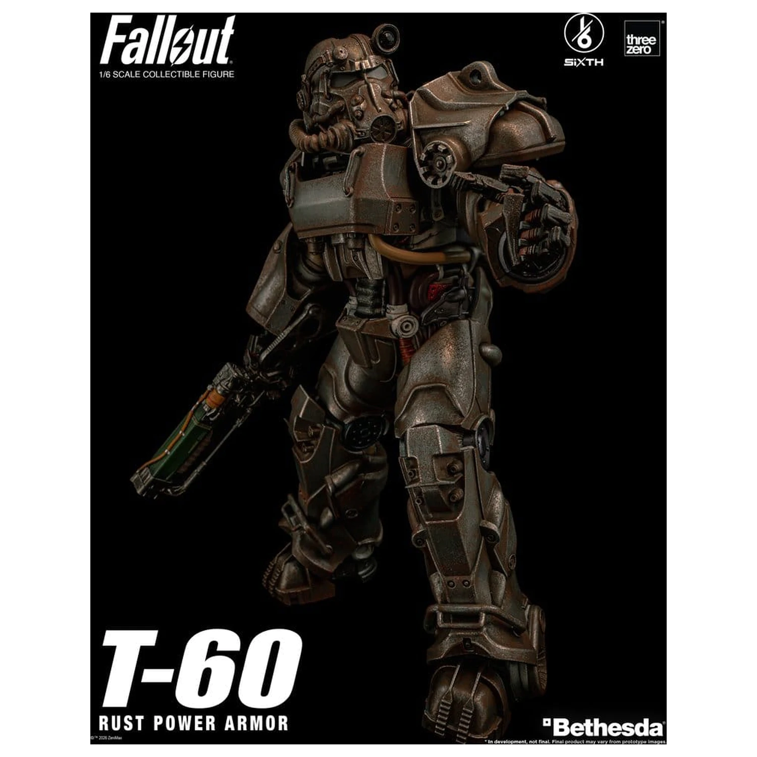 Fallout akciófigura 1/6 T-60 Rust Power Armor termékfotó