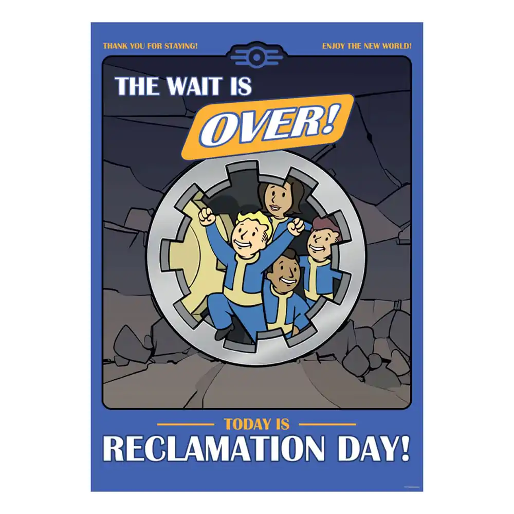 Fallout Art Print Reclamation Day Limitált kiadás 42 x 30 cm termékfotó