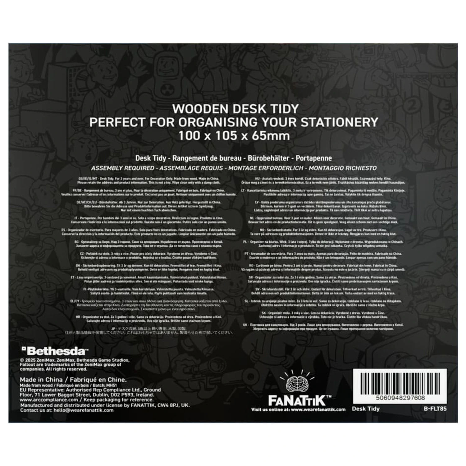 Fallout asztali tolltartó termékfotó