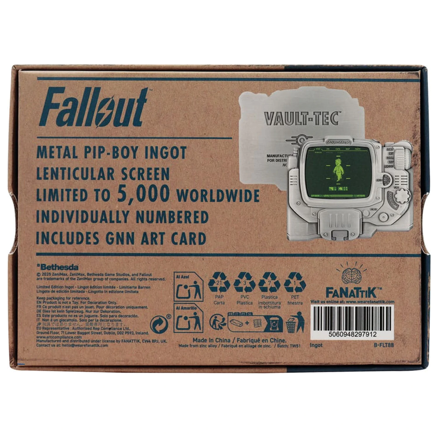 Fallout Collectible Ingot Pip-Boy Limitált kiadás  termékfotó