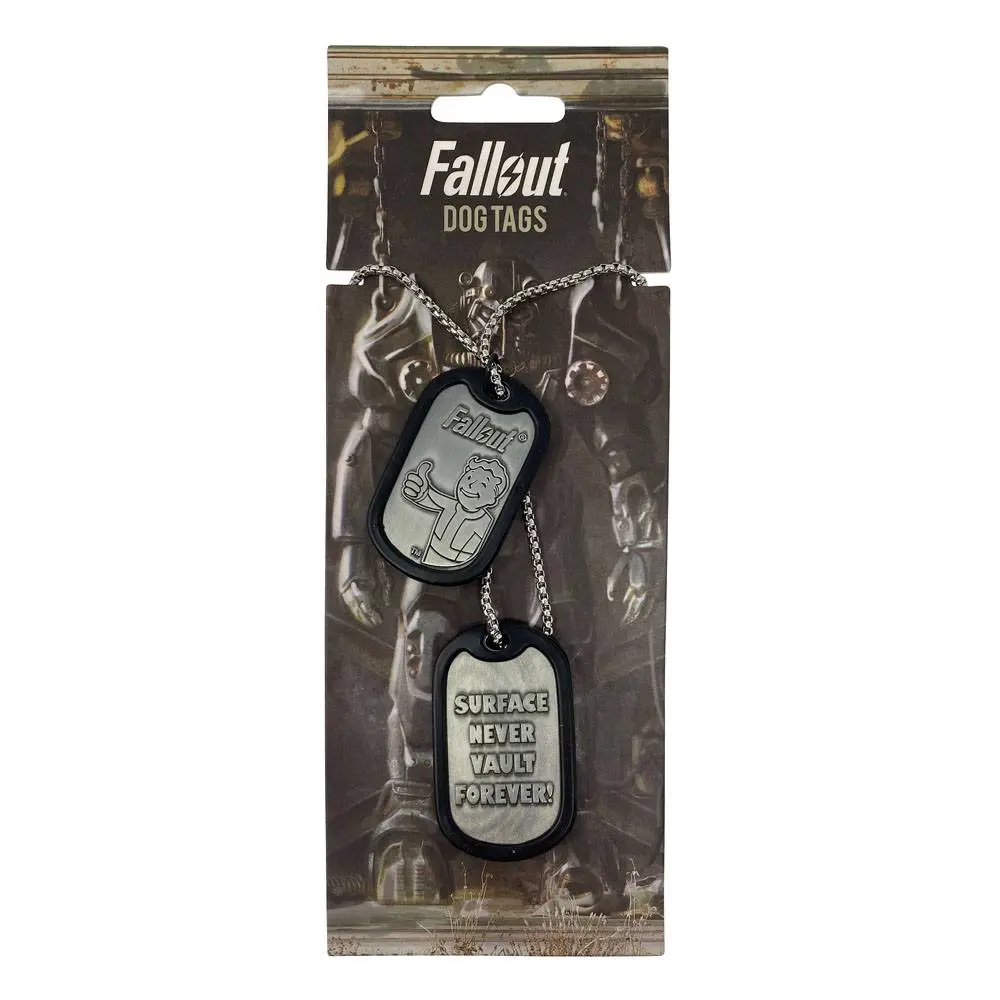 Fallout Dog Tags with ball chain Logo termékfotó