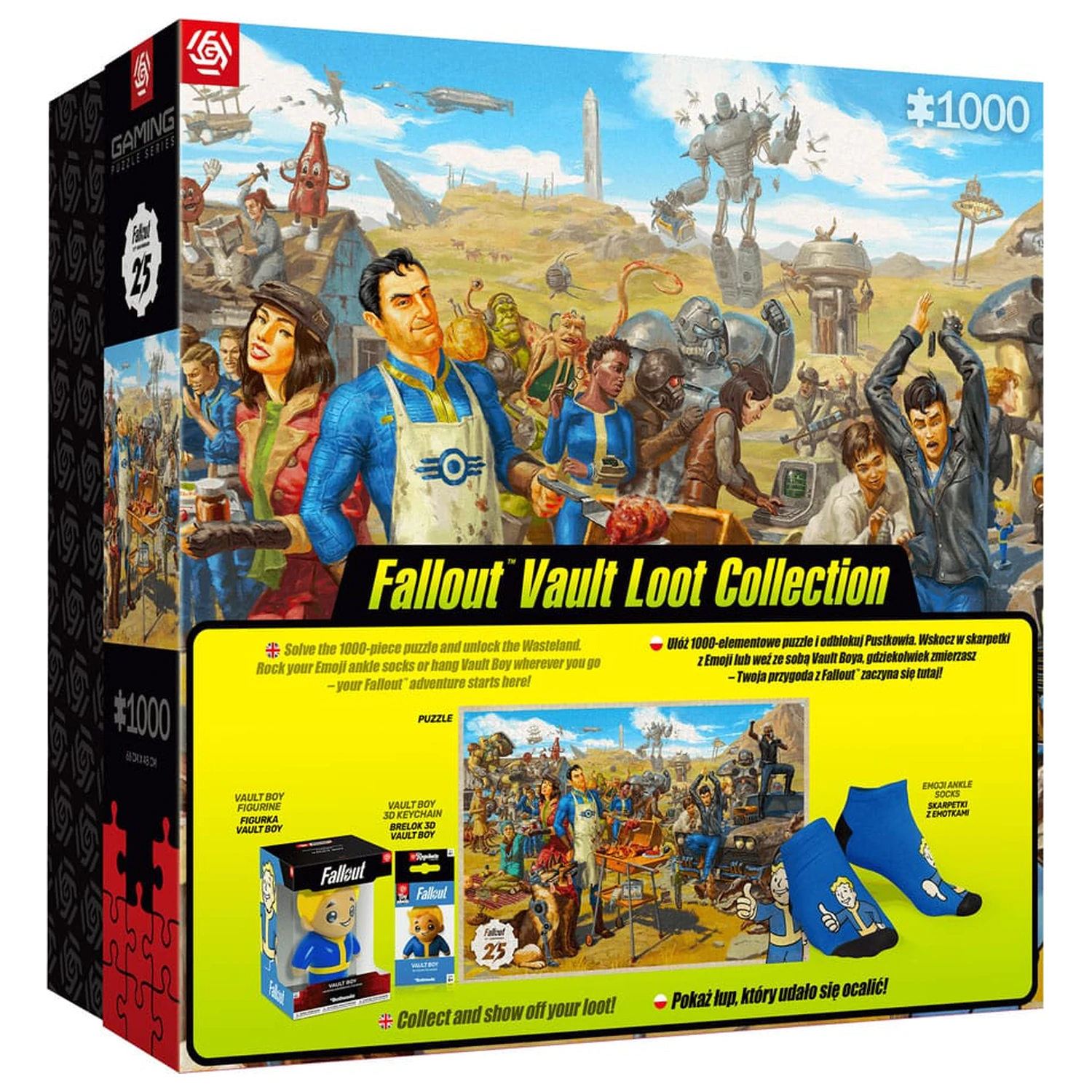 Fallout Fallout Vault Loot Collection ajándékcsomag (puzzle, zokni, figura & kulcstartó)  termékfotó