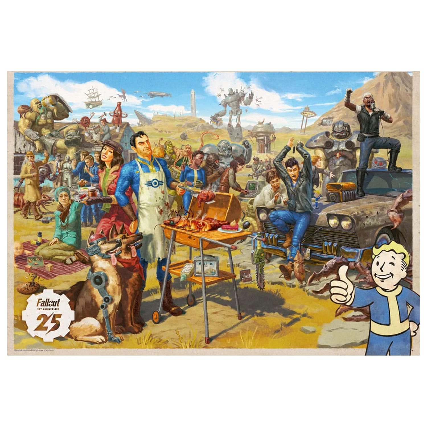 Fallout Fallout Vault Loot Collection ajándékcsomag (puzzle, zokni, figura & kulcstartó)  termékfotó
