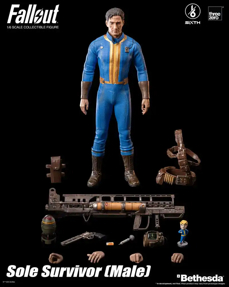 Fallout FigZero Action Figure 1/6 Sole Survivor (Male) 31 cm termékfotó