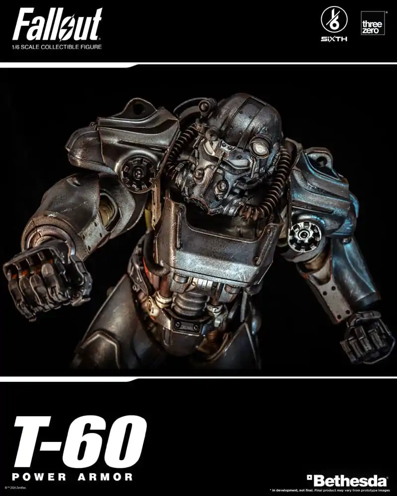 Fallout FigZero Action Figure 1/6 T-60 Power Armor 37 cm termékfotó